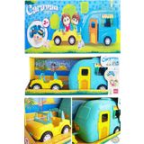 POP KONSOL Oyuncak Karavan Seti 2 Adet Bebek 2 Adet Pet Hayvan Mavi PS118701
