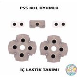 Pop Konsol Playstation 5 V1 Kol İç Lastik Takımı 5 Parça Silikon PS5 Versiyon 1 Kol Tamir PS5 Yedek Parça