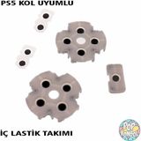 Pop Konsol Playstation 5 Version 1 Kol İç Lastik Takımı 5 Parça PS5 V1 Kol Tamiri PS5 Yedek Parça