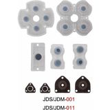 Pop Konsol PS4 Kol Tamir JDM JDS 001 011 İç Lastik Takımı TAM SET Silikon 1. KALİTE PS4 Yedek Parça Rubber Pad - Siyah