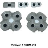 Pop Konsol Ps5 İç Lastik Seti V1 Uyumlu BDM-010 Silikon İletken PS5 Yedek Parça Kol Tamiri