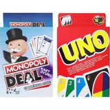 Pop Konsol Uno Klasik ve Monopoly Deal Kart Oyun Seti - Kırmızı