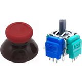 Pop Konsol Xbox One Manyetik Analog Motor 1+1 Set Bordo Topuz Hall Sensör Joystick Yedek Parça
