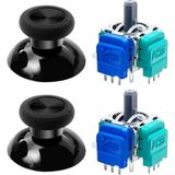 Pop Konsol Xbox One Motor Manyetik Analog 2+2 Set Siyah Topuz Hall Sensör Joystick Yedek Parça