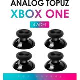 Pop Konsol Xbox One Series S x Için 4 Adet Analog Başlık Topuz Siyah Kol Tamir Yedek Parça