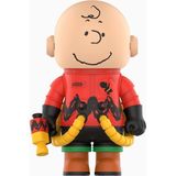 Pop Mart Mega Space Molly 100% Charlie Brown & Snoopy Özel Koleksiyon Sanat Oyuncak Figürü 1 Kutu - Çok Renkli