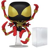 POP Marvel: Örümcek Adam Çizgi Romanları - Miles Morales Demir Örümcek Funko Vinil Figür (Uyumlu Kutu Koruyucu Kılıf ile birlikte), Çok Renkli, 9,5 cm