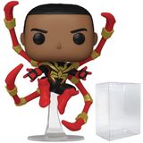POP Marvel: Spider-Man Comics - Miles Morales Iron Spider Limited Edition Chase Funko Vinil Figür (Uyumlu Kutu Koruyucu Kılıf ile birlikte), Çok Renkli, 9,5 cm