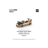 pop race 1 :64 Top Secret GT300 Supra Carbon Hood – Açılabilir Kaputlu Diecast Model Araba PR640277