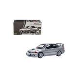 pop race 1 Pop Race Mitsubishi Lancer Evolution IV Steel Silver Metallic 1:64 Diecast Model Araba PR64-140