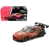 Pop Race Pandem Toyota GR86 Daigo Saito FDJ 2022 TMAR 1:64 Diecast Model Araba PR64-265