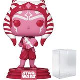 Pop Star Wars: Valentines - Ahsoka Tano Funko Pop! Vinil Figür (Uyumlu Pop Box Koruyucu Kılıf ile Paketlenmiştir), Çok Renkli, 9,5 cm - Standart