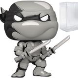 POP Teenage Mutant Ninja Turtles - Leonardo (PX Previews Exclusive) Siyah & Beyaz Chase Funko Vinil Figür (Uyumlu Kutu Koruyucu Kılıf ile birlikte), Çok Renkli, 9,5 cm