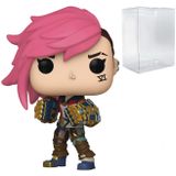 POP TV: Arcane League of Legends - Vi Funko Vinil Figür (Uyumlu Kutu Koruyucu Kılıf ile birlikte), Çok Renkli, 9,5 cm