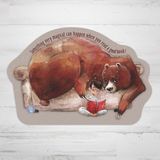 Popcorn Kids Book Love Paspas - 80 x 120 cm - Kahverengi