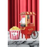Popcorn Mısır Makinesi Yağsız Mısır Patlatma Makinası Elektrikli Sıcak Havalı Pratik Mısır Makinesi - Kırmızı