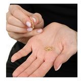 Popcorn Tasarım Gold Renk Tam Tur 925 Ayar Gümüş Kadın Küpe