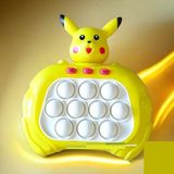 Popit Işıklı Sesli Oyuncak Popit Pikachu Duyusal Oyuncak - Sarı