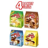 Popkek Mini 10Lu 4 Çeşit 4 Paket