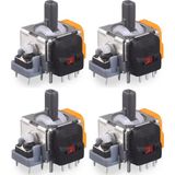 POPKONSOL 4 Adet PS4 Hall Effect Analog Motor PS4 Kol Joystick Tamiri Playstation 4 Yedek Parça