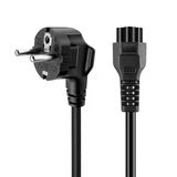 Popkonsol Acer Notebook Adaptör Güç Kablosu 1.2 mt Yonca Power Kablo Laptop Bilgisayar Kablosu