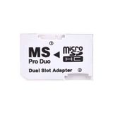 Popkonsol Ms Pro Duo Memory Stick Pro Duo Adaptör Dual Slot Mikro Sd Çevirici Memory Stick Kart Dönüştürücü