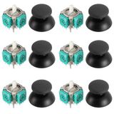 Popkonsol Ps3 Analog Motor ve Topuz Seti 6 6 Playstation 3 Tamir Ps3 Kol Analog Tamir Seti Yedek Parça