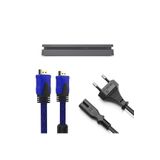POPKONSOL PS4 Slim Güç Kablosu Hdmi Örgülü Kablo Set Playstation 4 Aksesuar