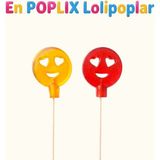 Poplix Emoji Lolipop Şeker 30 gr - 30'lu Özel Tasarım Hediyelik Lolipop - 30 Adet