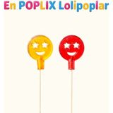 Poplix Emoji Lolipop Şeker 30 gr - 50'li Özel Tasarım Yeni Nesil Lolipop - 50 Adet