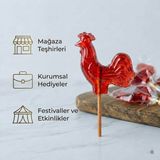Poplix Horoz Şekeri 12 gr | 180 Adet Hediyelik | Nostaljik Lolipop | Geleneksel El Yapımı - 1 Adet