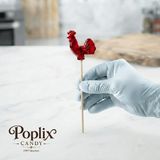 Poplix Horoz Şekeri 12 gr | 30 Adet Hediyelik | Nostaljik Lolipop | Geleneksel El Yapımı - 1 Adet