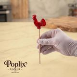 Poplix Horoz Şekeri 12 gr | 36 Adet Hediyelik | Nostaljik Lolipop | Geleneksel El Yapımı - 1 Adet