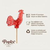 Poplix Horoz Şekeri 12 gr | 40 Adet Hediyelik | Nostaljik Lolipop | Geleneksel El Yapımı - 1 Adet