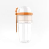 Poppard Capsularge 450 ML + 200 ml +100 ml Kaşıklı Yoğurt Kabı (TURUNCU)