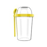 Poppard Capsule 450 ML + 100 ML Kaşıklı Yoğurt Kabı (Sarı)