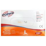 Poppy Lateks Muayene Eldiveni Pudralı Large 100'lü