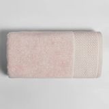 Poppy Penye Pamuk Yüz Havlusu Açık Pembe 50X90 cm - 50 x 90 cm