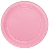 Poppy Plastik Renkli Pembe Tabak 50 Adet(2 Paket)