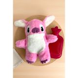 PoppyPlays Yeni Lilo Stitch Sıcak Su Torbası Peluş - Sıcacık Hediye, Sevgililer Günü ve Yılbaşı hediyesi