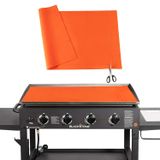 POPQEEN Blackstone için Kesilebilir Silikon Izgara Koruyucu Mat, Blackstone 36", 30", 28" Modellerle Uyumlu, Blackstone Griddle için Mat Koruyun, Tüm Sezon Barbekü Izgara Mat Koruyucu Kapak