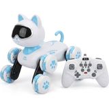 PopŞeker 2.4g Uzaktan Kumandalı Akıllı Robot Kedi - 360° Hareketli Sesli ve Işıklı Interaktif Çocuk Oyuncak Kedi