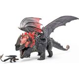 PopŞeker Ejderhanı Nasıl Eğitirsin Red Death Çiğneme Saldırısı Ejderha Figürü 28 cm – Hareketli Ejderha Oyuncağı - Karışık Çok Renkli