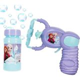 PopŞeker Frozen Karlar Ülkesi Pilli Baloncuk ve Köpük Tabancası Seti (500 ml Yedek Solüsyonlu)