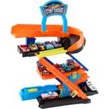PopŞeker Hot Wheels 2in1 Dönüşebilen Garaj Oyun Seti - Fırlatıcılı Araba ve Pist Seti