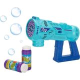 PopŞeker Işıklı Köpük Tabancası 30 cm - 2 Adet Solüsyonlu Pilli Baloncuk Makinesi+ 500ML Solüsyon Hediyeli