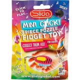 PopŞeker Mini Click 3 Parça Duyusal Puzzle - Stres Çarkı ve Odaklanma Oyuncağı - Karışık Çok Renkli