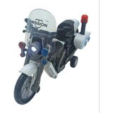 PopŞeker Oyuncak Polis Motorsikleti 3 Farklı Sesli, Işıklı Polis Motoru Sürtmeli 17X10CM.