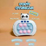 PopŞeker Sesli Işıklı Elektronik Popit Stres Oyuncağı - 999+ Seviye 4 Oyun Modu - Çocuklar Için Zeka Geliştirici Hız Oyunu