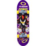 PopŞeker Tech Deck Finesse Lisanslı x Sonic Parmak Kaykayı - 25 cm Koleksiyonluk Fingerboard - Kareler Çok Renkli
